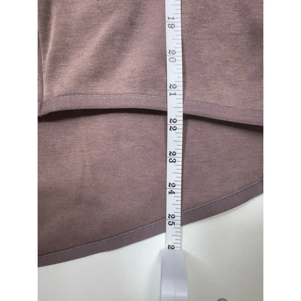 Nike Women’s Full Zip Hoodie Sz Medium Taupe Zippered Pockets Athleisure Logo